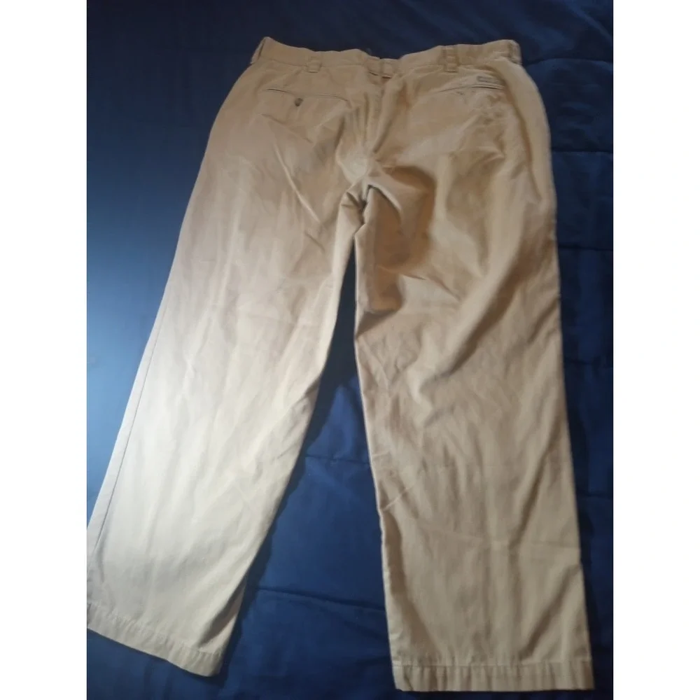 Columbia Chino‎ Pants Mens 40x29 White High Rise Cotton Snap Button